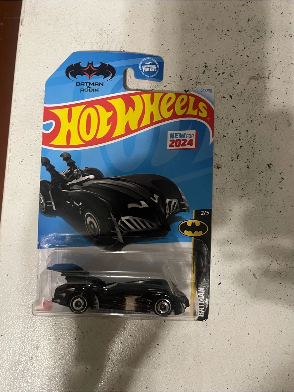 Hot Wheels Kids Vehicle Pack - Assorted Black and White Batmobile Cars